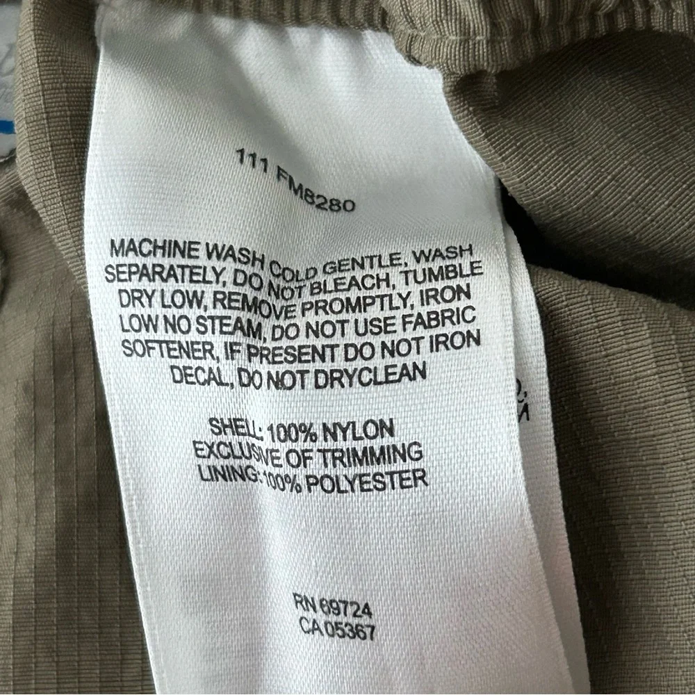 Columbia Convertible Pants Mens XL 32‎ (34X30.5) Beige Hiking Fishing Outdoors